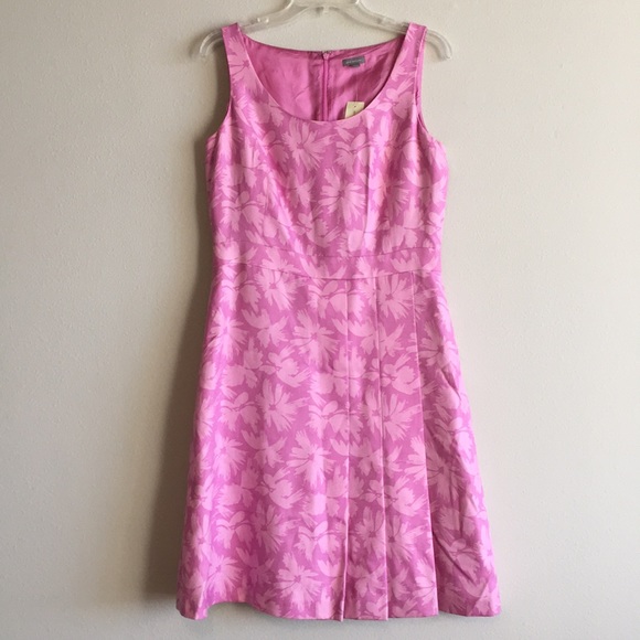 Ann Taylor Dresses & Skirts - NWT Ann Taylor Dress Fit Flare A-line Floral Silk